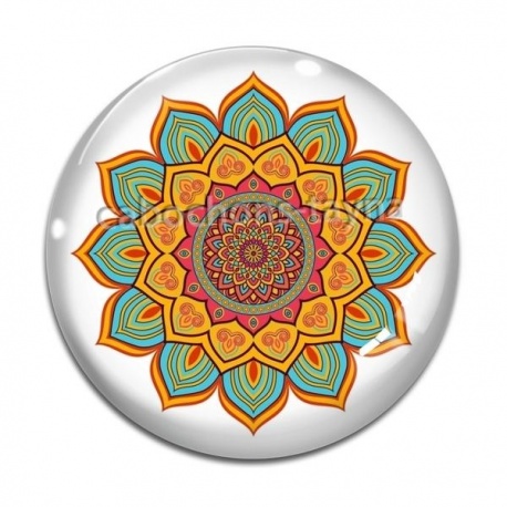 Cabochon Verre - mandala