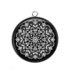 Pendentif Cabochon Argent - mandala