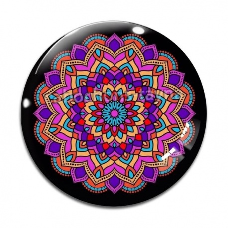 Cabochon Verre - mandala