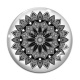 Cabochon Verre - mandala