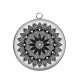 Pendentif Cabochon Argent - mandala