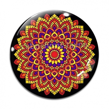 Cabochon Verre - mandala