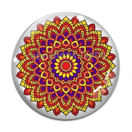 Cabochon Verre - mandala