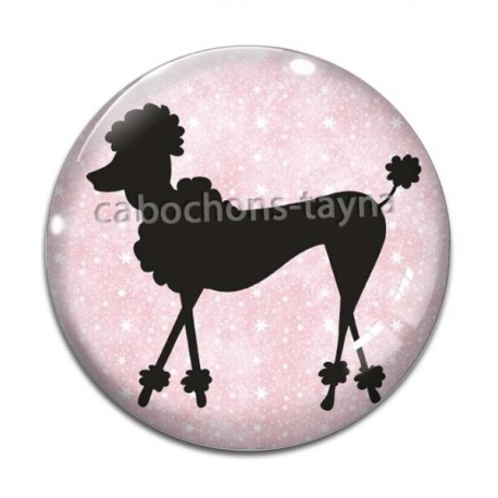 Cabochon Verre - chien