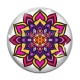 Cabochon Verre - mandala