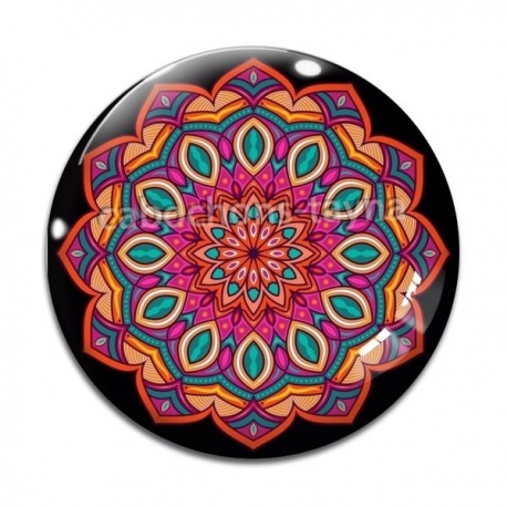 Cabochon Verre - mandala
