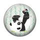 Cabochon Résine - panda