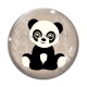 Cabochon Verre - panda