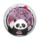 Cabochon Verre - panda