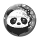 Cabochon Verre - panda