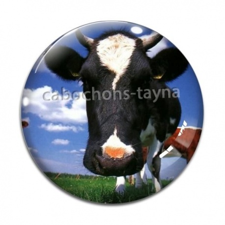 Cabochon Verre - vache
