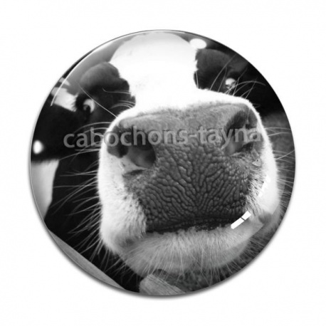 Cabochon Verre - vache