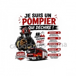je suis un pompier qui déchire