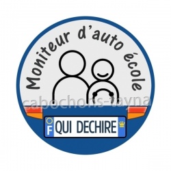 moniteur d'auto école qui déchire