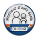 Cabochon Verre - moniteur d'auto école qui déchire
