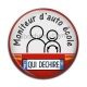 Cabochon Résine - moniteur d'auto école qui déchire