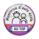 Cabochon Verre - monitrice d'auto école au top