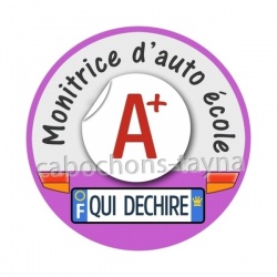 monitrice d'auto école qui déchire