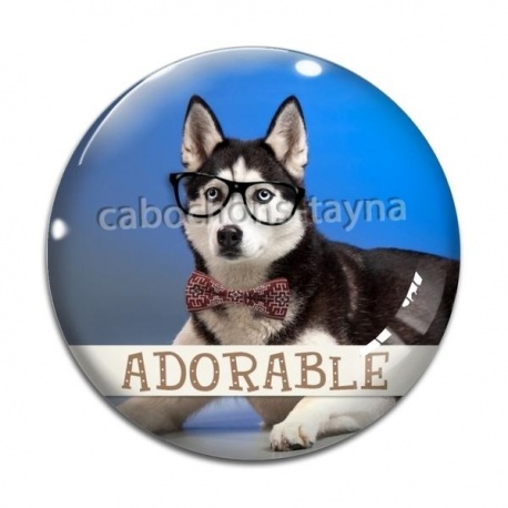 Cabochon Verre - chien
