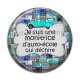 Cabochon Résine - je suis une monitrice d'auto école qui déchire