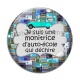 Cabochon Verre - je suis une monitrice d'auto école qui déchire