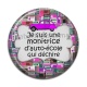 Cabochon Résine - je suis une monitrice d'auto école qui déchire