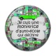 Cabochon Résine - je suis une monitrice d'auto école qui déchire