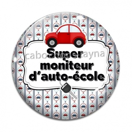 Cabochon Verre - super moniteur d'auto école