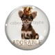 Cabochon Verre - chien