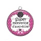 Pendentif Cabochon Argent - super monitrice d'auto école