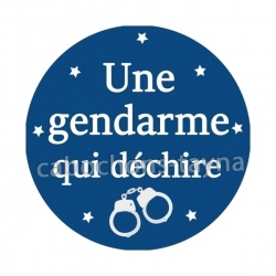 une gendarme qui déchire