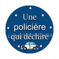 une policière qui déchire