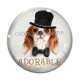 Cabochon Verre - chien