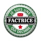 Cabochon Résine - je suis une factrice qui déchire