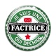 Cabochon Verre - je suis une factrice qui déchire