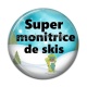 Cabochon Résine - super monitrice de skis