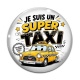 Cabochon Verre - je suis un super taxi