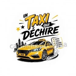 un taxi qui déchire