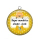 Pendentif Cabochon Argent - super monitrice d'auto école