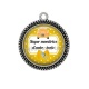Pendentif Cabochon Argent - super monitrice d'auto école