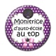 Cabochon Résine - monitrice d'auto école au top