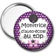 Miroir de poche - monitrice d'auto école au top