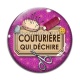 Cabochon Verre - couturière qui déchire