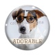 Cabochon Verre - chien