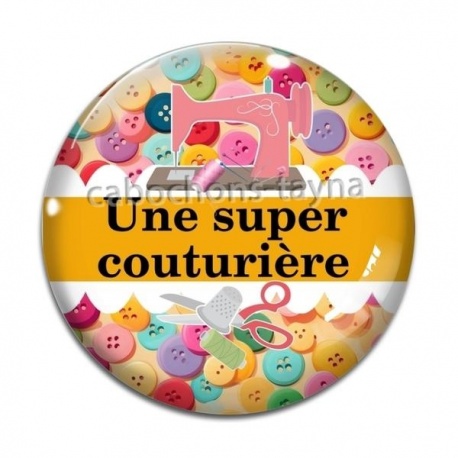 Cabochon Verre - une super couturière