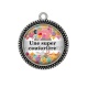 Pendentif Cabochon Argent - une super couturière