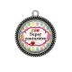 Pendentif Cabochon Argent - super couturière