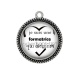 Pendentif Cabochon Argent - je suis une formatrice qui déchire