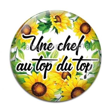 Cabochon Verre - une chef au top du top