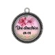 Pendentif Cabochon Argent - une directrice en or